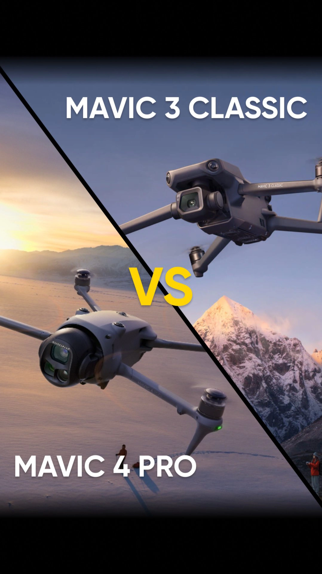 ЧТО ВЫБРАТЬ: топовый DJI Mavic 4 Pro или сбалансированный DJI Mavic 3 Classic? 🤔