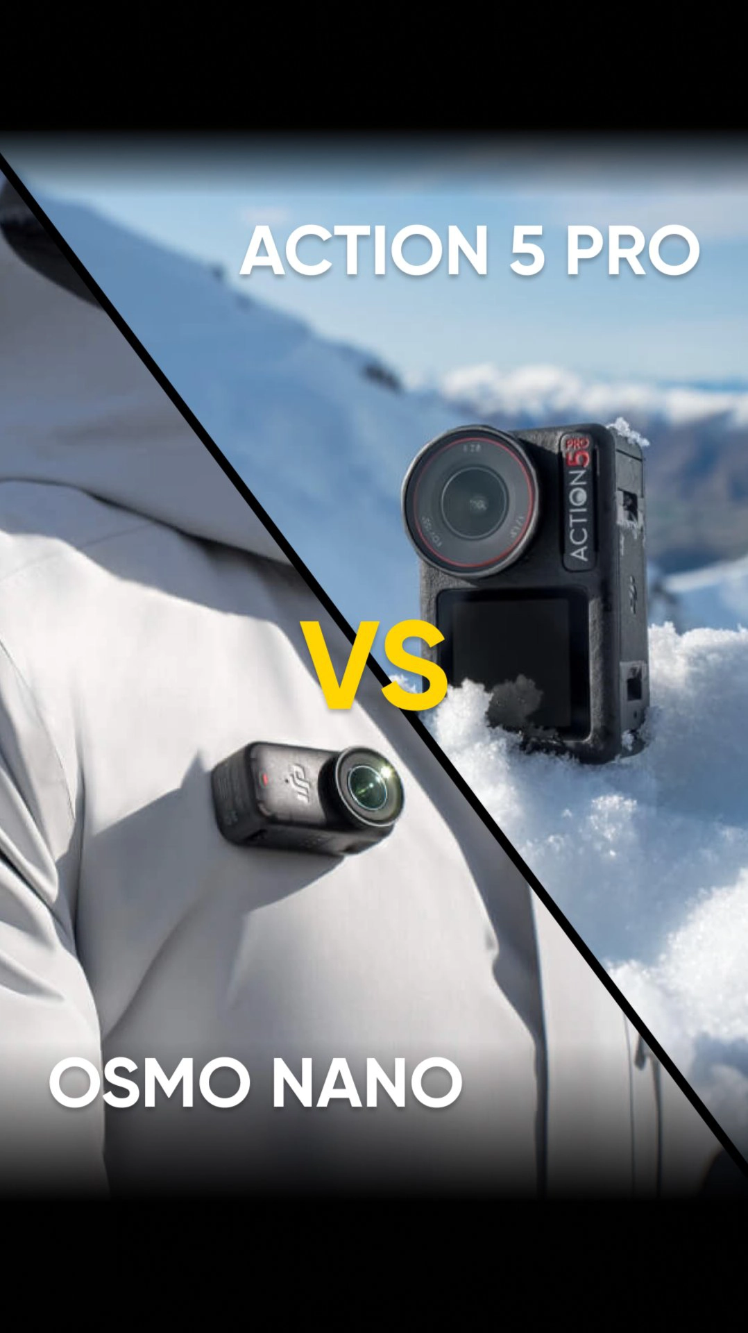 ЧТО ВЫБРАТЬ: DJI Osmo Nano или привычную многим Action 5 Pro? 🤔
