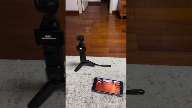 Osmo Pocket 3 с функцией сжижением за объектом