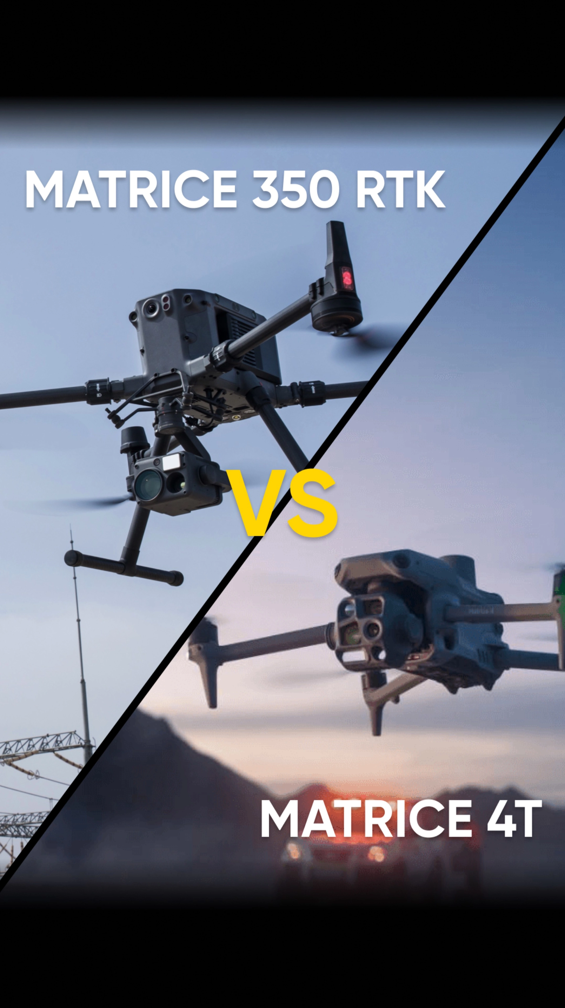 DJI Matrice 4T и DJI Matrice 350 RTK – для чего используется каждый из этих дронов? 🤔