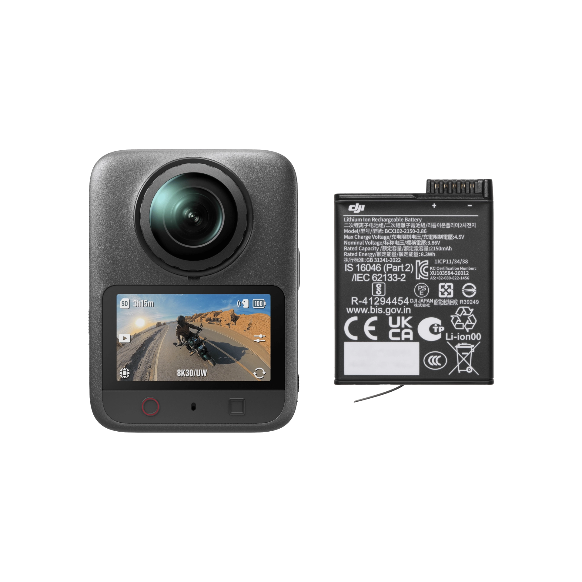 DJI Osmo 360 II — официальный вид Adventure Combo